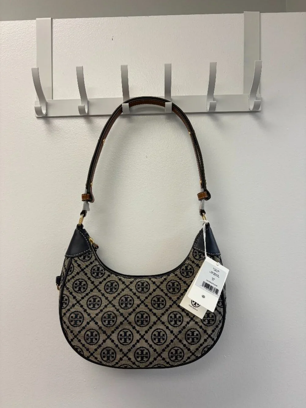 Tory Burch Romy T Monogram Small Shoulder Bag